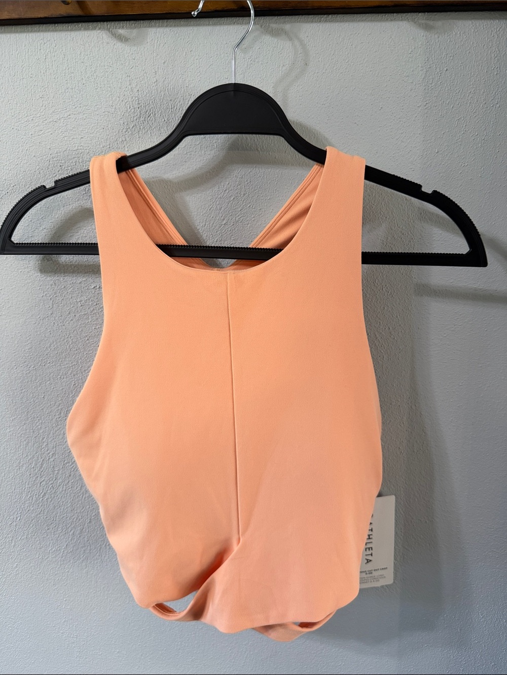 Athleta Peach Cut-Out Crop D-DD Bra Top